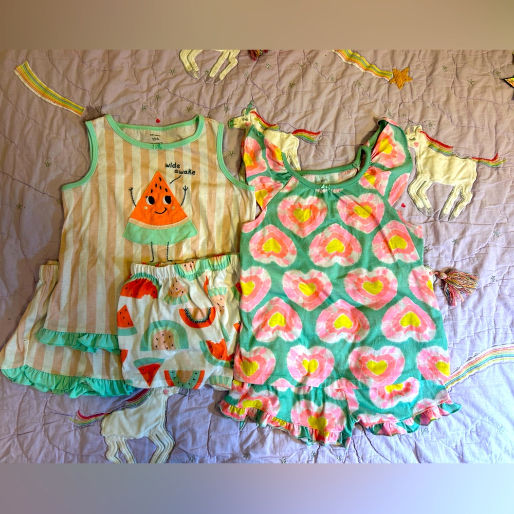 Girls Carters Pajama Bundle